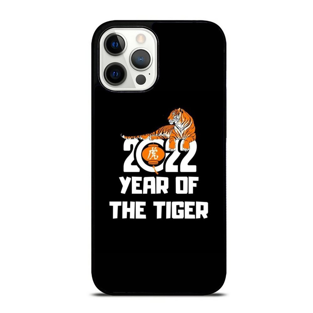 Year Of The Tiger 2022 Minimalist Chinese Zodiac iPhone Case
